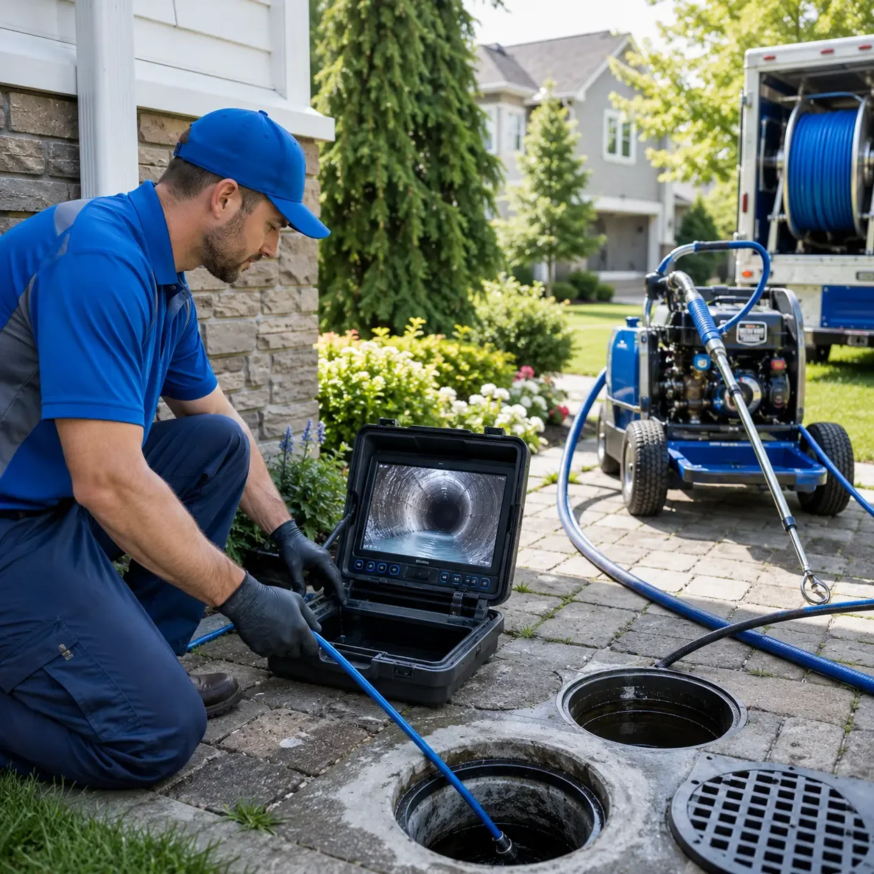 Outdoor drain cleaning professionals serving Crumpton, MD