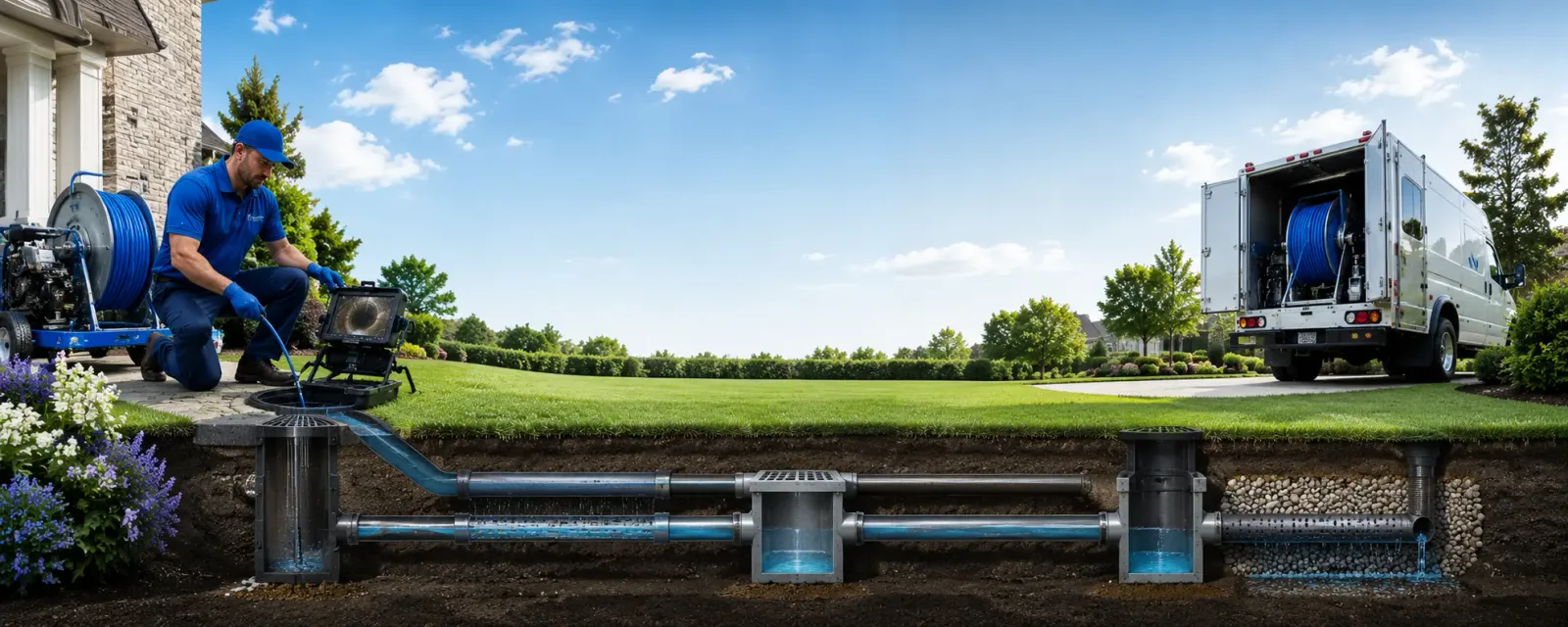 Outdoor drain cleaning information for Crumpton, MD